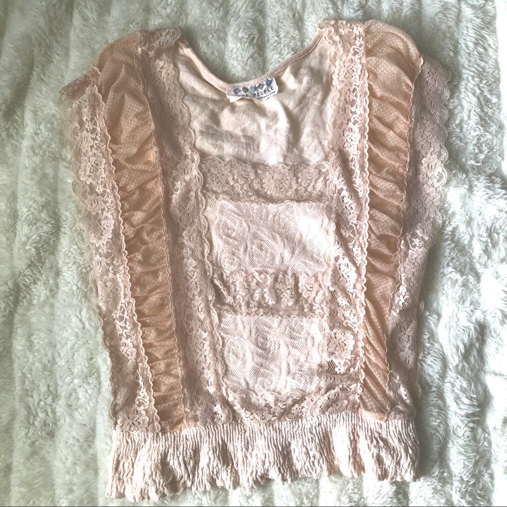 Free People Lace Top